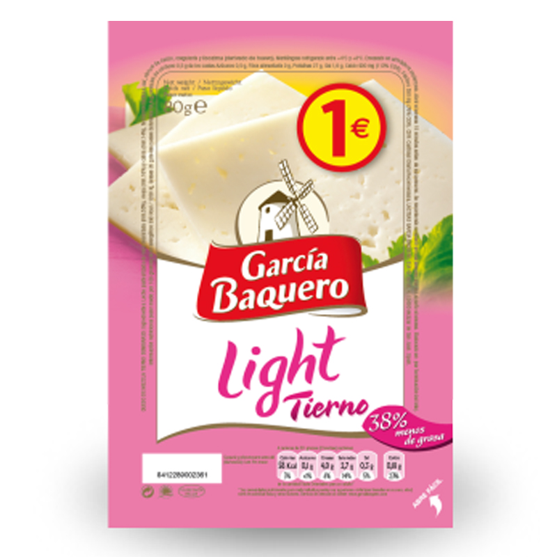 Queso Light Lonchas Garcia Vaquero Tuquetraes