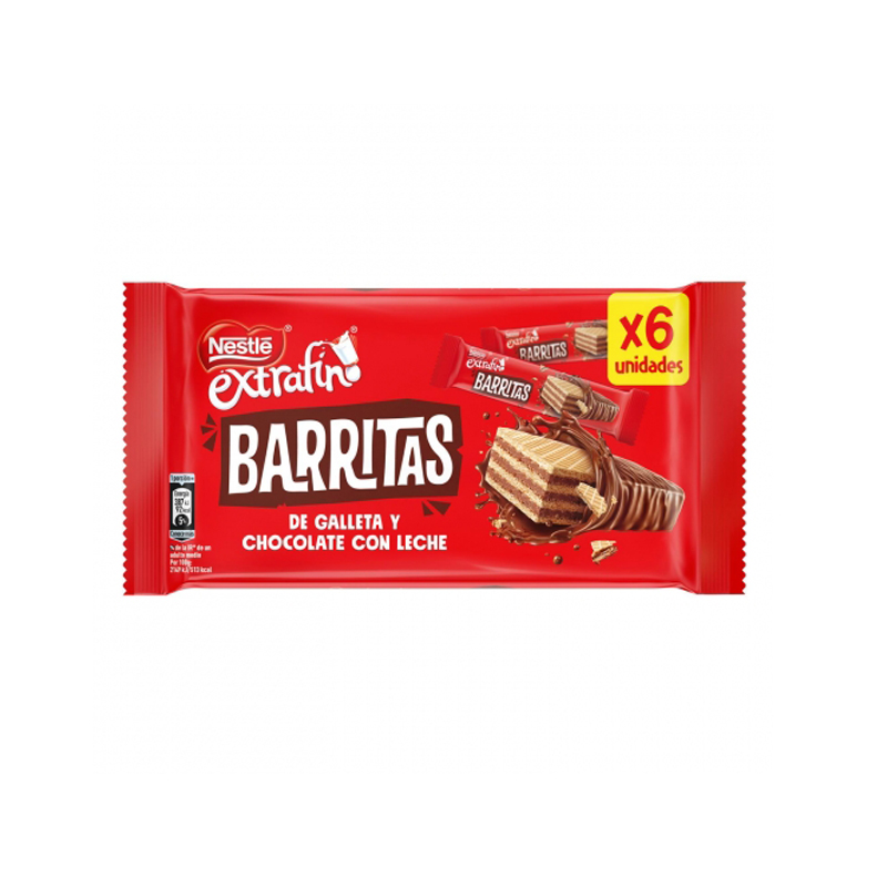 Imagen de BARRITAS NESTLE EXTRAFINO GALLETA Y CHOCOLATE